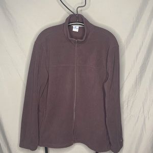 SOLDStarter Dark Brown Zip Up Fleece Jacket XL